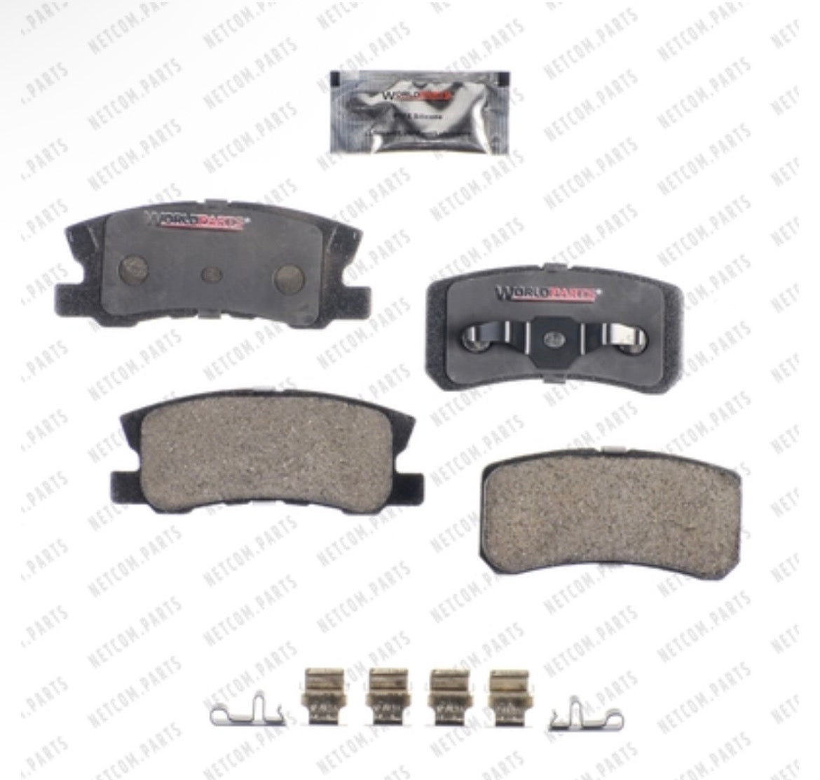 Rear Ceramic Pads by WORLDPARTS - D868C