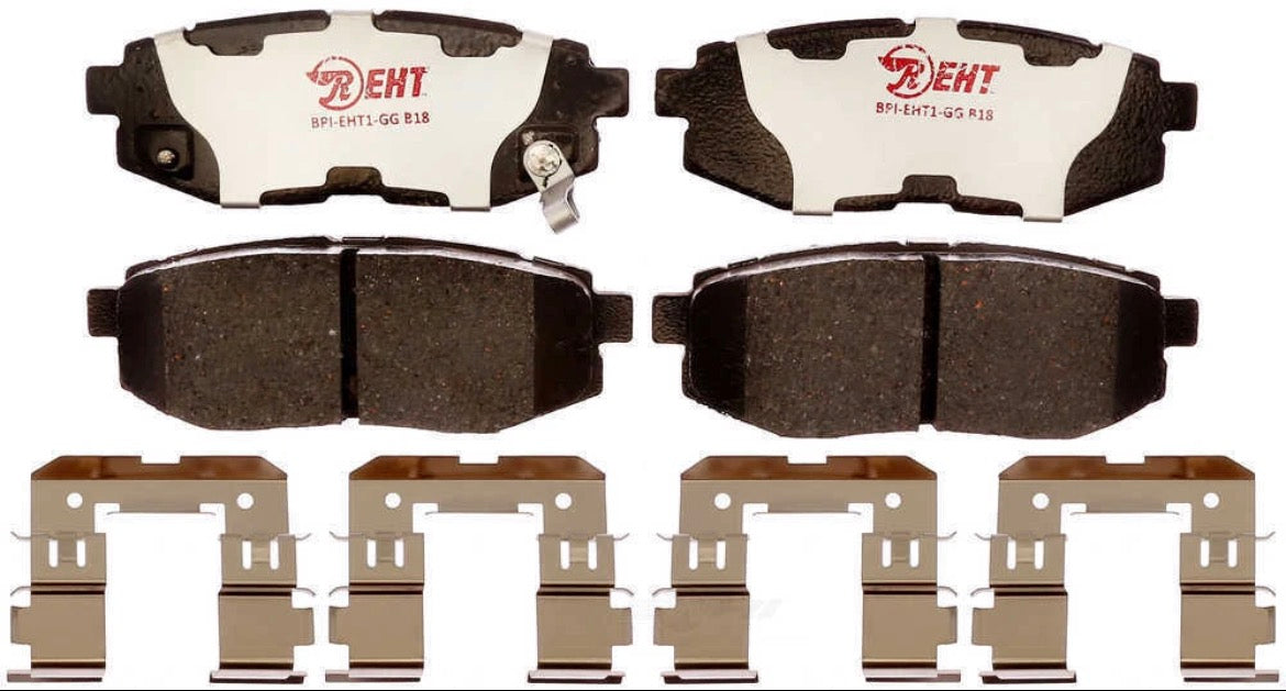Disc Brake Pad Set-Element3 Hybrid Technology Raybestos EHT1124H