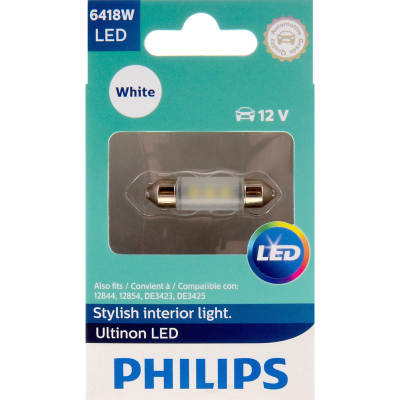 Philips 6418 Ultinon LED Bulb (White), 1 Pack