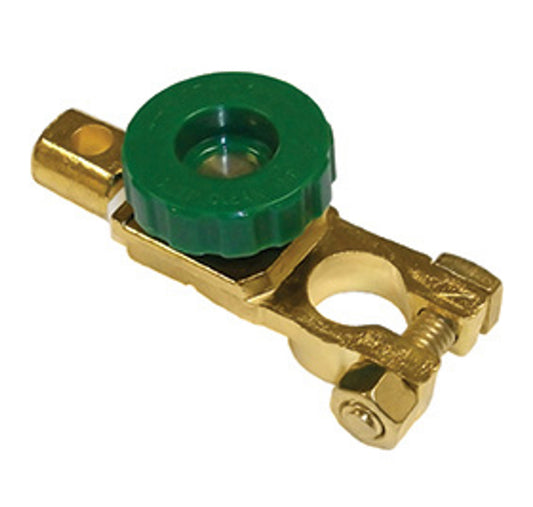1/4" Stud Negative Brass Battery Disconnect