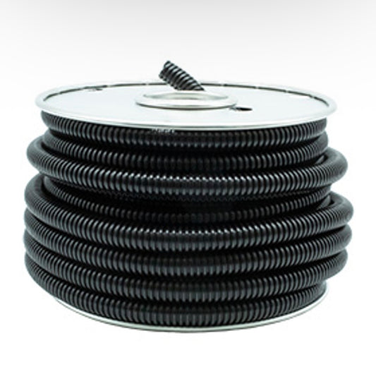 3/4" Black Convoluted Split Loom