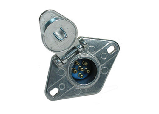 6 POLE FEMALE SOCKET TRAILER CONNECTOR