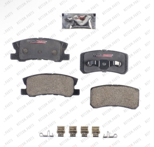 Rear Ceramic Pads by WORLDPARTS - D868C